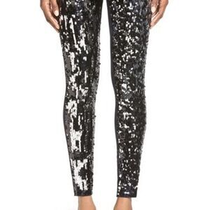 Nordstrom Black Sequin Leggings
